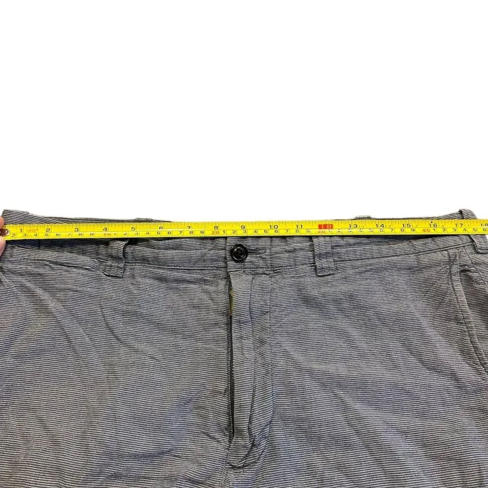 J.Crew Blue Stripe Stanton Baird McNutt Irish Linen 9